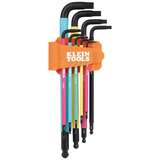 Color Coded Extra-Long L-Style Hex Key Caddy Set, Metric, 9-Piece redirect to product page